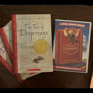 Tale of Despereaux books & audio cd